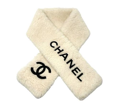 chanel fur scarf replica|Chanel scarf outlet.